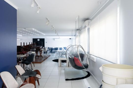 Salão de Festas de apartamento para alugar com 1 quarto, 45m² em Santo Amaro, São Paulo