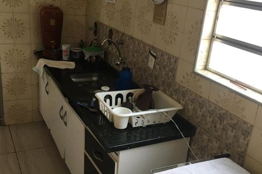 Cozinha de apartamento à venda com 1 quarto, 60m² em Botafogo, Campinas