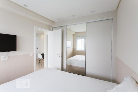 Quarto de apartamento para alugar com 1 quarto, 45m² em Vila Gomes Cardim, São Paulo