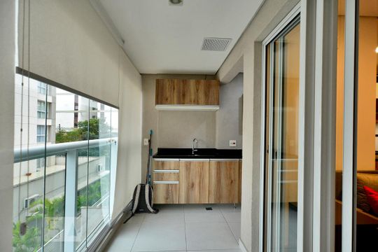 Varanda de apartamento para alugar com 1 quarto, 35m² em Perdizes, São Paulo
