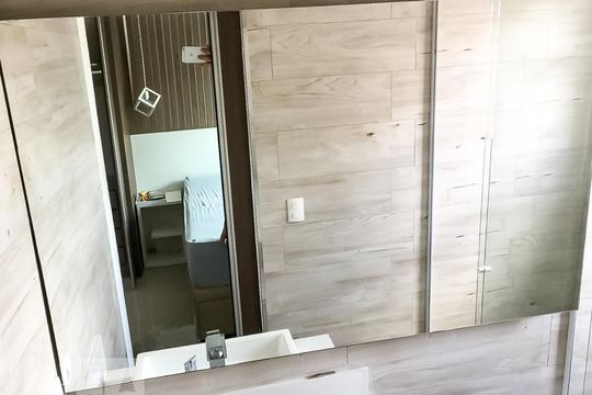 Banheiro de apartamento para alugar com 1 quarto, 90m² em Rudge Ramos, São Bernardo do Campo
