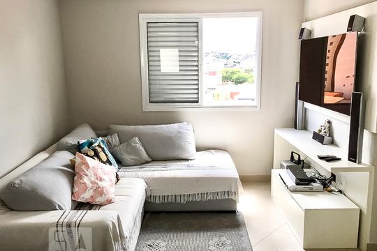 Sala de apartamento para alugar com 1 quarto, 90m² em Rudge Ramos, São Bernardo do Campo