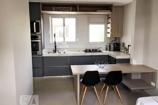 Cozinha de apartamento para alugar com 1 quarto, 90m² em Rudge Ramos, São Bernardo do Campo