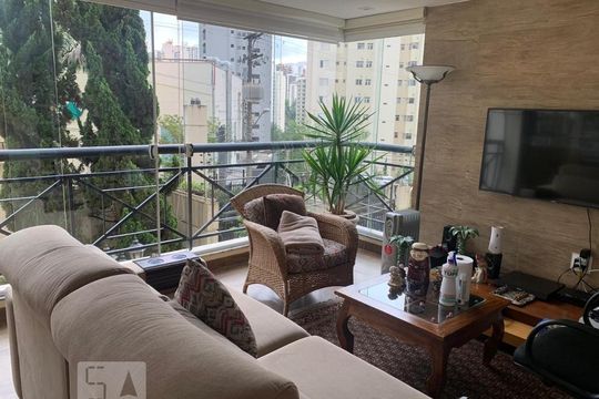 Varanda de apartamento à venda com 4 quartos, 263m² em Vila Suzana, São Paulo
