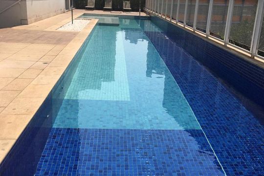 Área comum - Piscina de apartamento à venda com 1 quarto, 55m² em Liberdade, São Paulo