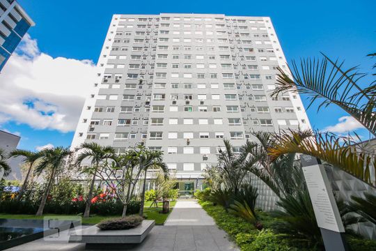 Fachada do bloco de apartamento à venda com 2 quartos, 56m² em Jardim Lindóia, Porto Alegre