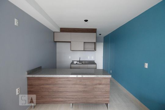 Cozinha de kitnet/studio à venda com 1 quarto, 28m² em Mirandópolis, São Paulo