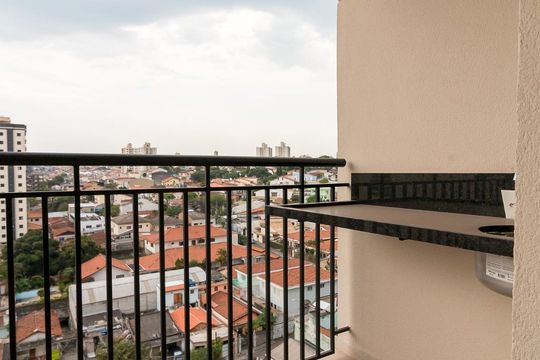 Varanda de apartamento à venda com 2 quartos, 66m² em Vila Rosália, Guarulhos