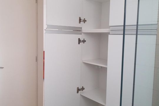 Banheiro de apartamento à venda com 1 quarto, 45m² em Bela Vista, São Paulo