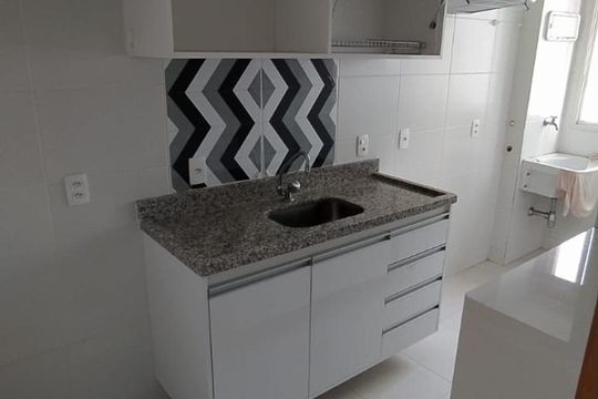 Cozinha de apartamento para alugar com 2 quartos, 54m² em Norte (águas Claras), Brasília