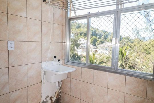 Área de Serviço de apartamento à venda com 2 quartos, 56m² em Taquara, Rio de Janeiro