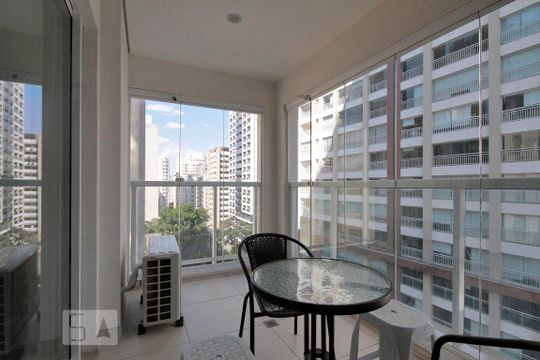 Varanda de apartamento para alugar com 1 quarto, 35m² em Consolação, São Paulo