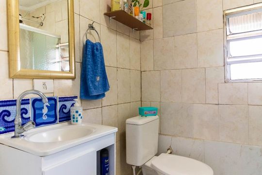 Banheiro da Suíte de casa à venda com 2 quartos, 192m² em Vila Leonor, São Paulo