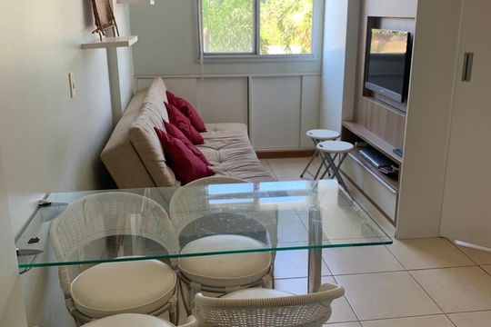 Sala/Cozinha de kitnet/studio para alugar com 1 quarto, 27m² em Asa Norte, Brasília