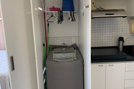 Cozinha/Área de Serviço de kitnet/studio para alugar com 1 quarto, 27m² em Asa Norte, Brasília