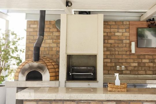 Churrasqueira de apartamento para alugar com 1 quarto, 33m² em Jardim Novo Santo Amaro, São Paulo