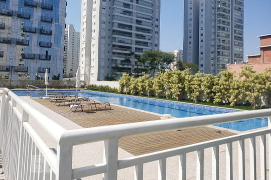 Piscina de apartamento para alugar com 1 quarto, 33m² em Jardim Novo Santo Amaro, São Paulo