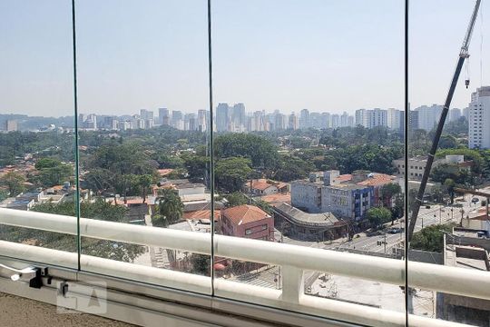Varanda  de apartamento para alugar com 1 quarto, 33m² em Jardim Novo Santo Amaro, São Paulo