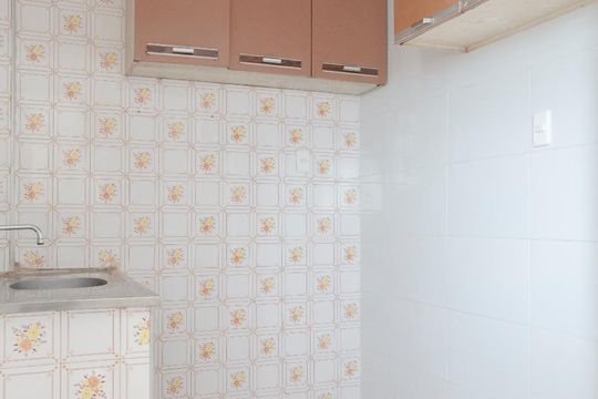 Cozinha de apartamento para alugar com 1 quarto, 40m² em Bela Vista, São Paulo