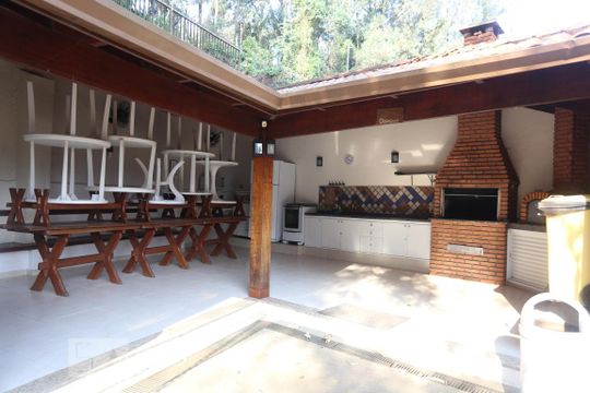 Área comum - Churrasqueira de apartamento à venda com 3 quartos, 95m² em Vila Indiana, São Paulo