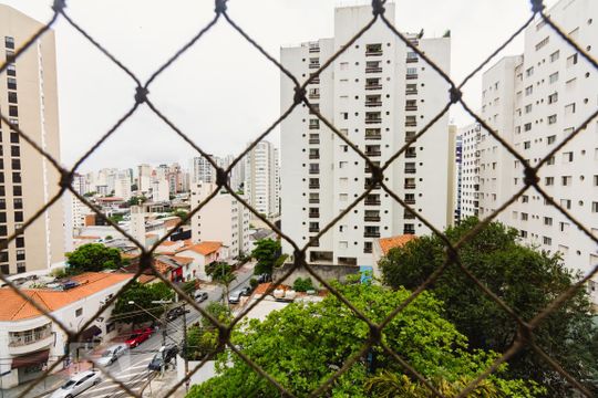 Varanda Vista de apartamento para alugar com 4 quartos, 124m² em Perdizes, São Paulo