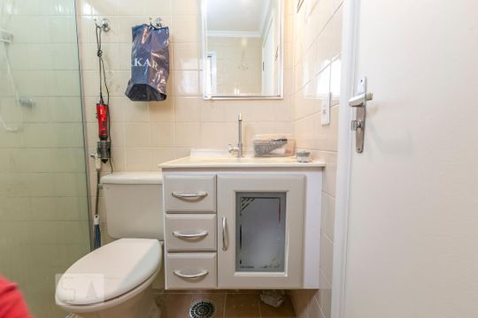 Banheiro de apartamento para alugar com 2 quartos, 85m² em Santana, São Paulo