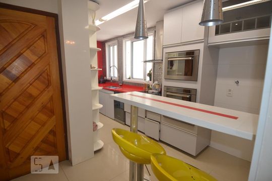 Cozinha de apartamento à venda com 2 quartos, 87m² em Flamengo, Rio de Janeiro