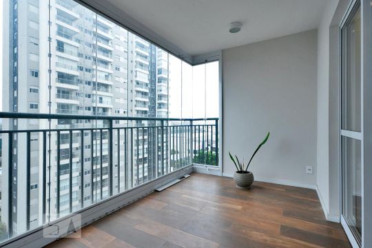 Varanda de apartamento à venda com 2 quartos, 60m² em Vila Anastácio, São Paulo