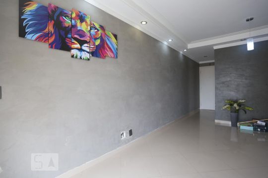 Sala de apartamento para alugar com 3 quartos, 73m² em Jaguaré, São Paulo