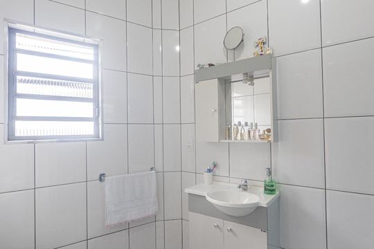Banheiro da Suíte de casa à venda com 3 quartos, 109m² em Chácara Belenzinho, São Paulo