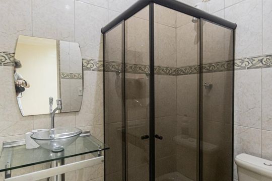 Banheiro Social de casa para alugar com 1 quarto, 56m² em Chácara Califórnia, São Paulo
