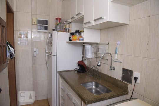 Cozinha de apartamento à venda com 2 quartos, 52m² em Pechincha, Rio de Janeiro