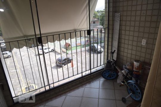 Varanda de apartamento à venda com 2 quartos, 52m² em Pechincha, Rio de Janeiro