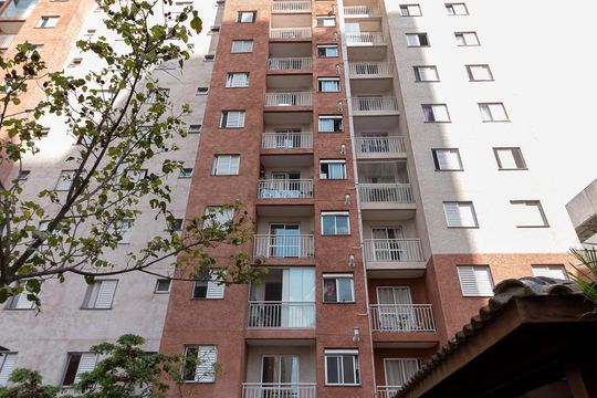 Fachada do bloco de apartamento à venda com 2 quartos, 49m² em Cocaia, Guarulhos