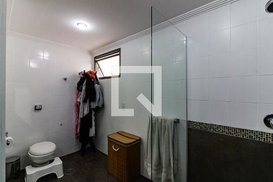 Banheiro do Quarto 1 - Suíte de apartamento para alugar com 4 quartos, 330m² em Santana, São Paulo
