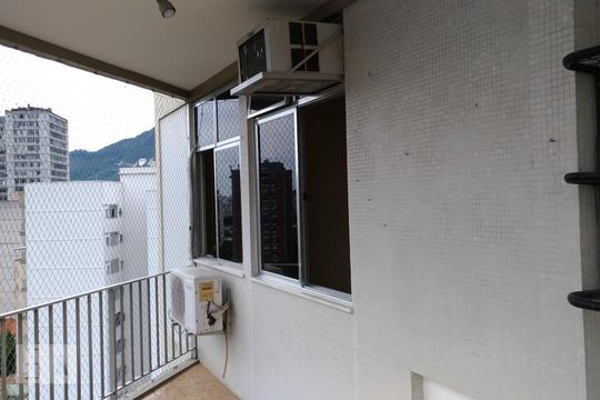 Varanda da Suíte de apartamento à venda com 3 quartos, 105m² em Grajaú, Rio de Janeiro