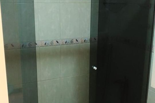 Banheiro da Suíte de apartamento à venda com 3 quartos, 105m² em Grajaú, Rio de Janeiro