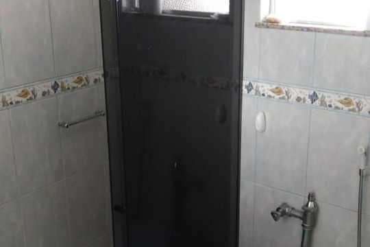 Banheiro da Suíte de apartamento à venda com 3 quartos, 105m² em Grajaú, Rio de Janeiro