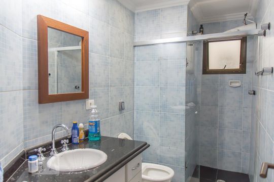 Banheiro de apartamento para alugar com 4 quartos, 180m² em Anchieta, São Bernardo do Campo