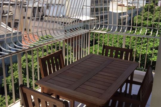 Varanda da Sala de apartamento à venda com 3 quartos, 110m² em Tijuca, Rio de Janeiro