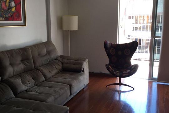 Sala de apartamento à venda com 3 quartos, 110m² em Tijuca, Rio de Janeiro