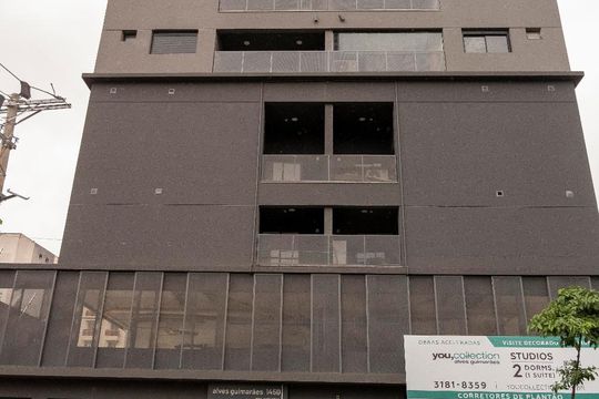 Fachada de kitnet/studio à venda com 1 quarto, 25m² em Pinheiros, São Paulo