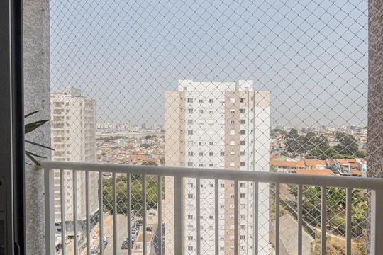 Varanda Sala de apartamento à venda com 2 quartos, 49m² em Sítio da Figueira, São Paulo