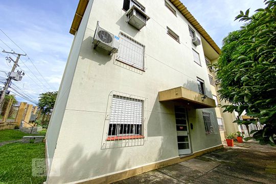 Fachada do bloco de apartamento à venda com 2 quartos, 42m² em Canudos, Novo Hamburgo