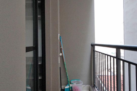 Varanda de kitnet/studio para alugar com 1 quarto, 25m² em Centro, São Paulo