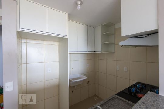 Cozinha de apartamento à venda com 1 quarto, 32m² em Taguatinga Sul (taguatinga), Brasília