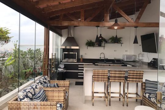 Churrasqueira de apartamento para alugar com 4 quartos, 355m² em Vila Monte Alegre, São Paulo