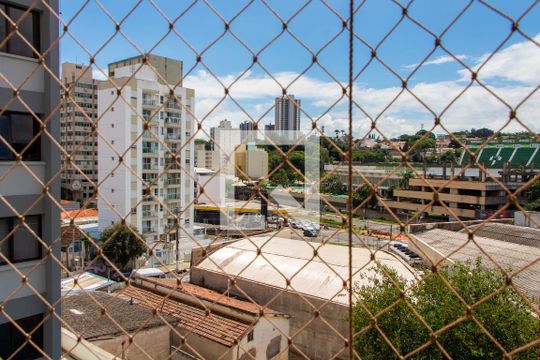 VISTA DA SUITE de apartamento para alugar com 1 quarto, 50m² em Vila Jequitibás, Campinas