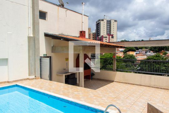 COBERTURA - PISCINA E CHURRASQUEIRA de apartamento para alugar com 1 quarto, 50m² em Vila Jequitibás, Campinas