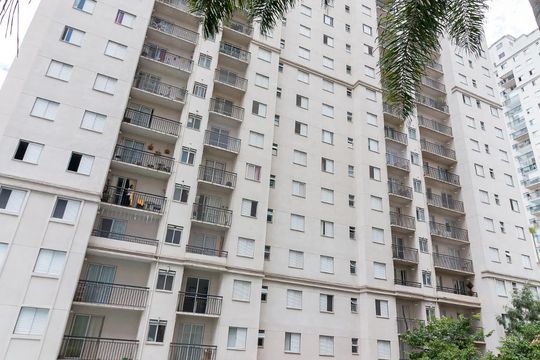 Fachada do bloco de apartamento à venda com 2 quartos, 51m² em Vila Augusta, Guarulhos